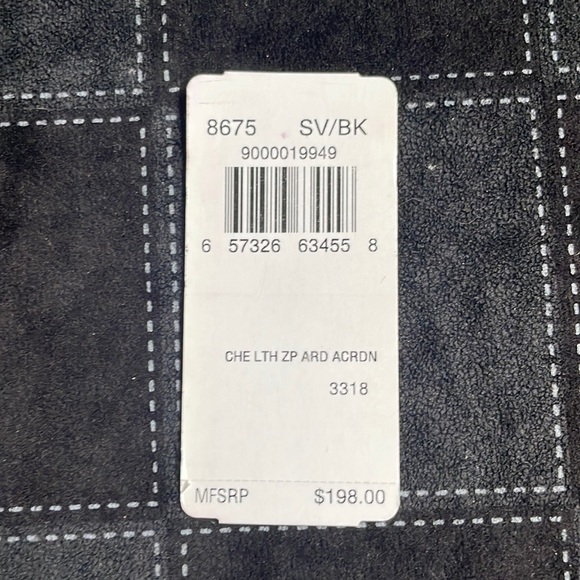 Authentic Coach Chelsea Pebbled Accordion Zip Wallet Black leather Style 8675 - Picture 3 of 9